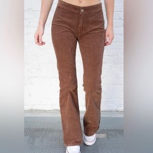 brown brandy melville corduroy pants
